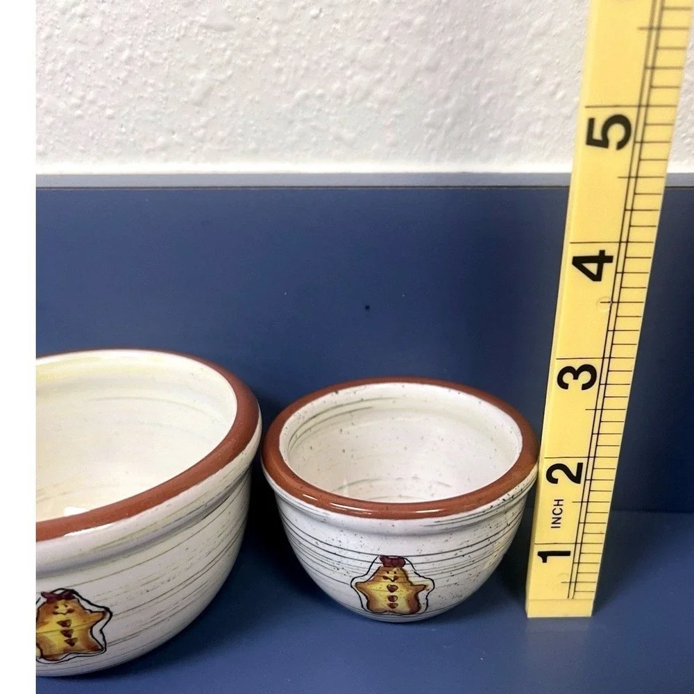 Boyds Bears Jilian's Sugar Spice Bowls 654616 Miniature Nesting Bearware Pottery